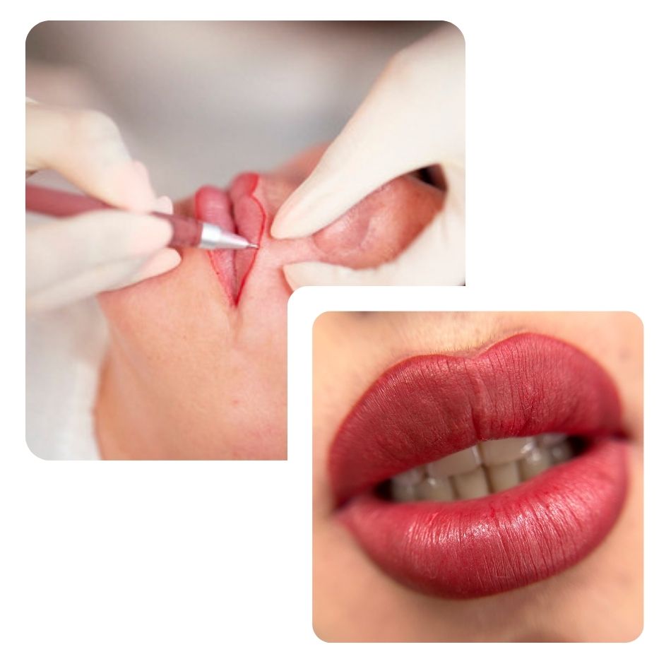 Micropigmentación de labios, técnica full lips