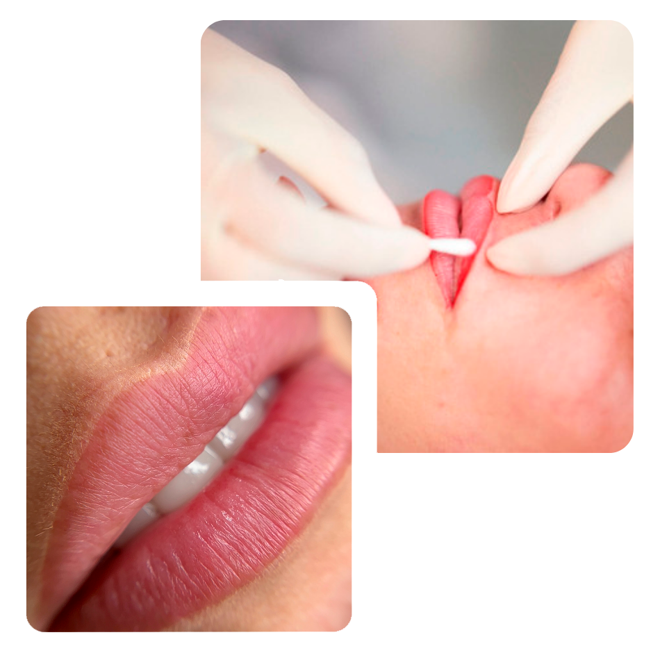 Micropigmentación de labios, técnica acuarela lips